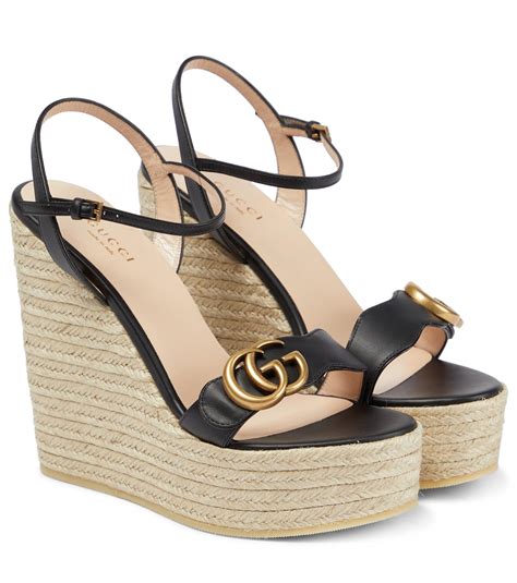 buy gucci wedge sandals|gucci espadrilles wedges.